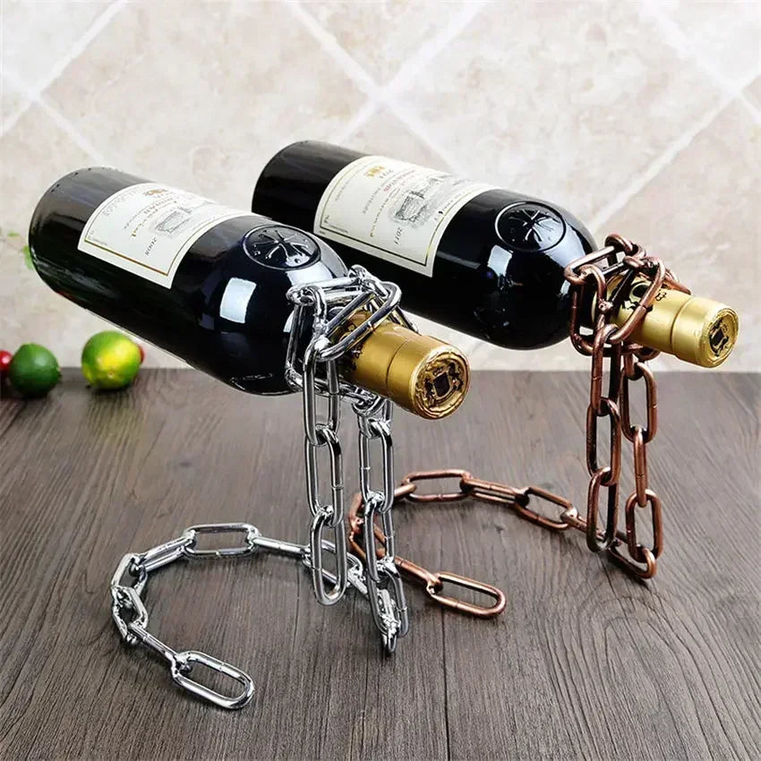 Hanging Chain Bottle Holder